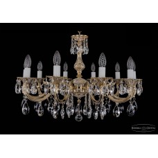 Подвесная люстра хрустальная Bohemia Crystal 1702/10/250/A/GW Подвесная люстра хрустальная Bohemia Crystal 1702/10/250/A/GW