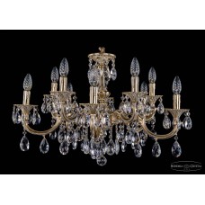 Подвесная люстра хрустальная Bohemia Crystal 1702/5+5/250+175/A/GW Подвесная люстра хрустальная Bohemia Crystal 1702/5+5/250+175/A/GW