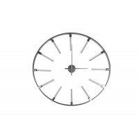 Часы настенные круглые серебристые 91см 19-ОА-6157SL Garda Decor