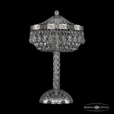 Лампа настольная хрустальная Bohemia Crystal 19011L4/25IV Ni