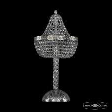 Лампа настольная хрустальная Bohemia Crystal 19051L4/H/25IV Ni