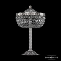 Лампа настольная хрустальная Bohemia Crystal 19111L6/25IV Ni