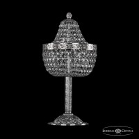 Лампа настольная хрустальная Bohemia Crystal 19111L6/H/20IV Ni