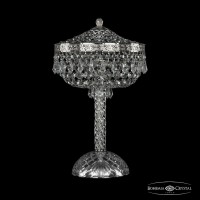 Лампа настольная хрустальная Bohemia Crystal 19271L4/25IV Ni