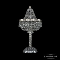Лампа настольная хрустальная Bohemia Crystal 19271L4/H/25IV Ni