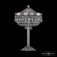 Лампа настольная хрустальная Bohemia Crystal 19271L6/25IV Ni