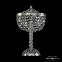 Лампа настольная хрустальная Bohemia Crystal 19281L4/25IV Ni