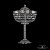 Лампа настольная хрустальная Bohemia Crystal 19281L6/25IV Ni