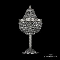 Лампа настольная хрустальная Bohemia Crystal 19281L6/H/20IV Ni