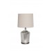 Лампа настольная серебристая (кремовый абажур) 22-88237 Garda Decor