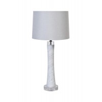 Лампа настольная из мрамора (белый абажур) 22-88690 Garda Decor