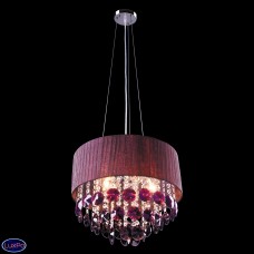 Люстра подвесная Eurosvet Diori 3153/5 хром/гранатовый хрусталь Strotskis Люстра подвесная Eurosvet Diori 3153/5 хром/гранатовый хрусталь Strotskis