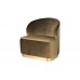 Кресло велюровое XXL темно-оливковое с золотом 46AS-AR3330-DOLV Garda Decor