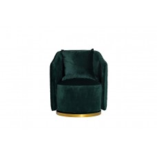 Кресло вращающееся зеленое велюровое 48MY-2573 GRN GLD Garda Decor