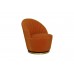 Кресло вращающееся оранжевое велюровое 48MY-2632 OR Garda Decor
