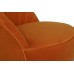 Кресло вращающееся оранжевое велюровое 48MY-2632 OR Garda Decor
