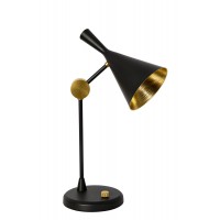 Лампа настольная металлическая черная 60GD-2711T-BL Garda Decor