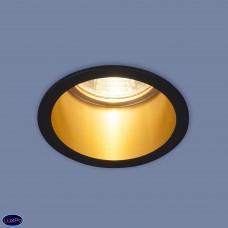 Встраиваемый потолочный светильник Elektrostandard 7004 MR16 BK/GD черный/золото a036622