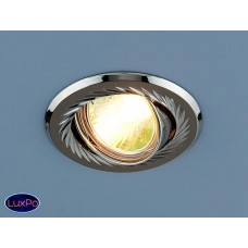 Точечный встраиваемый поворотный светильник Elektrostandard 704 CX MR16 GU/SL черный/серебро a032260 Точечный встраиваемый поворотный светильник Elektrostandard 704 CX MR16 GU/SL черный/серебро a032260