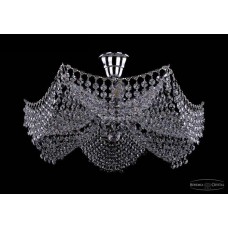 Хрустальная потолочная люстра Bohemia Crystal 7708/6/Ni