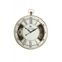 Часы настенные круглые (белый/золото) 79MAL-5316-76G Garda Decor