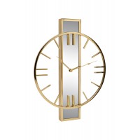 Часы настенные с зеркальной планкой золотые 79MAL-5821-61G Garda Decor