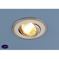 Точечный встраиваемый поворотный светильник Elektrostandard 870 MR16 PS/N перл. серебро/никель a032325 Точечный встраиваемый поворотный светильник Elektrostandard 870 MR16 PS/N перл. серебро/никель a032325