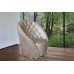 Кресло вращающееся велюровое кремовое 87YY-1959 CRE Garda Decor