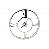 Часы настенные металлические круглые хром 94PR-22072 Garda Decor