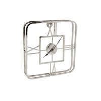 Часы настенные металлические квадратные хром 94PR-22354 Garda Decor