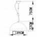 Подвесной светильник Arte Lamp Dome A4175SP-1BK