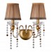 Бра Crystal lux ALEGRIA AP2 GOLD-BROWN
