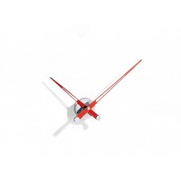 Часы Nomon  Axioma i RED, d=60см, база: хром, стрелки: нерж. сталь, красные AXI000R