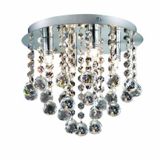 Светильник потолочный хрустальный Ideal lux Bijoux Pl4 089478 Светильник потолочный хрустальный Ideal lux Bijoux Pl4 089478