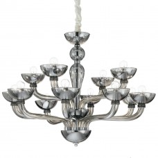 Люстра подвесная Ideal lux Casanova Sp12 Fume' 095622 Люстра подвесная Ideal lux Casanova Sp12 Fume' 095622