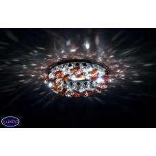 Встраиваемый светильник Donolux DL061.79.1/7 Crystal/Topaz Встраиваемый светильник Donolux DL061.79.1/7 Crystal/Topaz