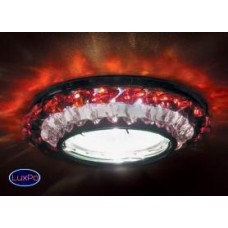 Встраиваемый светильник Donolux DL062.02.1/6 crystal/red Встраиваемый светильник Donolux DL062.02.1/6 crystal/red