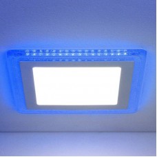 Точечный светильник Elektrostandard DLS024 18W 4200K подсветка Blue Tomikom