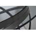 Стол журнальный круглый прозрачное стекло/темный хром GY-CT8402BL Garda Decor