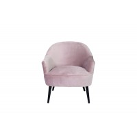Кресло велюровое пепельно-розовое HD2203-411KD LPI Garda Decor