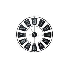 Часы настенные металлические черные HZ1003320 Garda Decor