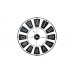 Часы настенные металлические черные HZ1003320 Garda Decor