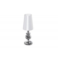 Настольная лампа с белым абажуром K2TK2059S-WH Garda Decor