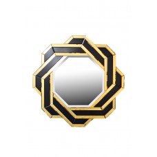 Зеркало декоративное черно-золотое KFE7H018 Garda Decor