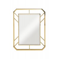 Зеркало в металлической раме (золото) KFG081 Garda Decor