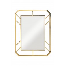 Зеркало в металлической раме (золото) KFG081 Garda Decor