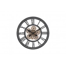 Часы настенные круглые черный антик KL5000110 Garda Decor