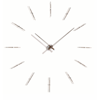 Часы Nomon  MERLIN 12N GRANDE 155 WENGE/CHROME,  d=155см MEWG12