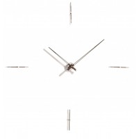 Merlin 4 N 125, wenge/chrome, Nomon(Испания), часы настенные, d=125cm, мех-м UTS MEWP04
