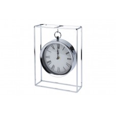 Часы настольные подвесные металлические хром NBE000050 Garda Decor